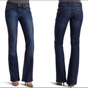 Calvin Klein ultimate boot cut blue jeans size 6